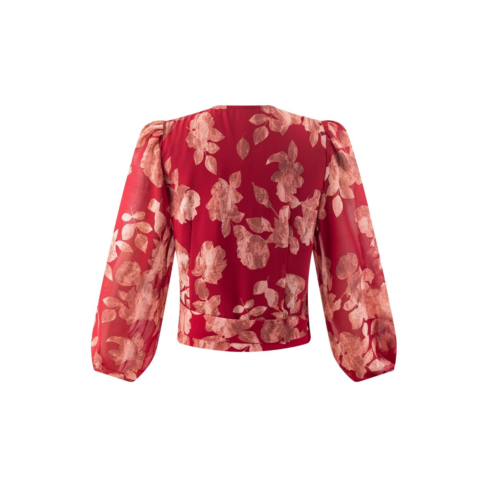 Women V-neck Wrap Bandage Blou - Wrap Blouse Chiffon recensie en prijs