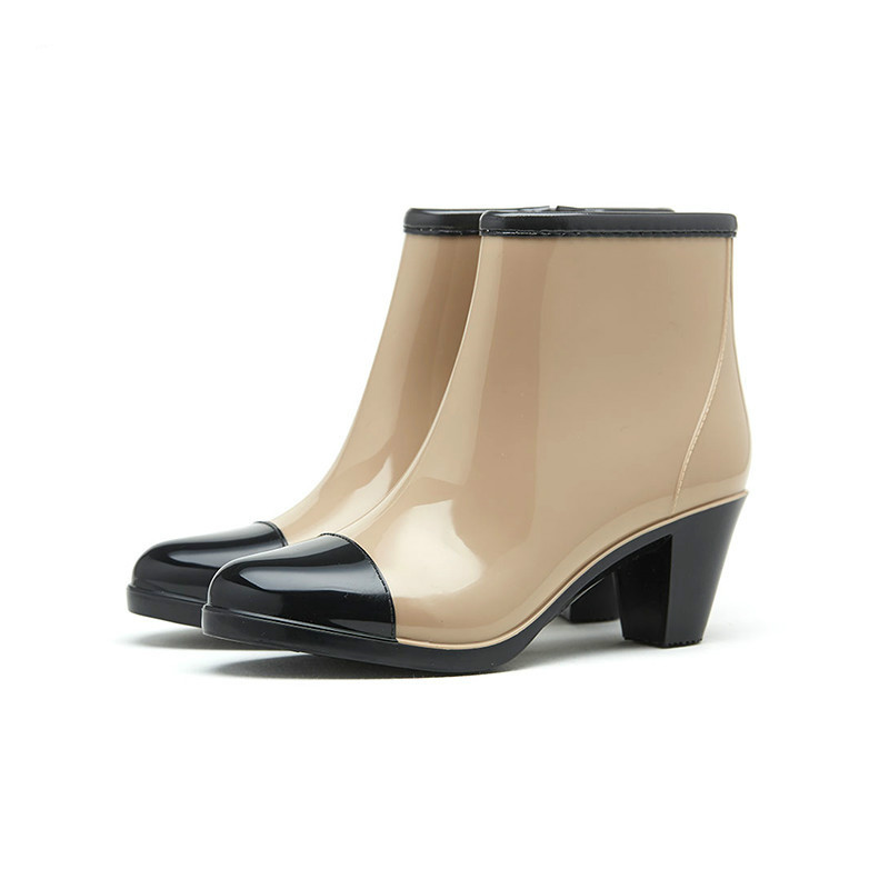 Side Zipper Fashion Rain Boots - Women'S Fashion Gumboots recensie en prijs