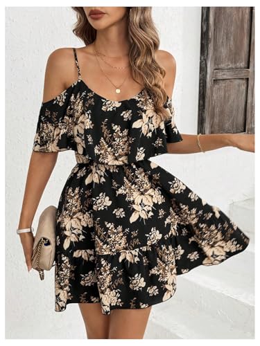 Elegant Off-Shoulder Floral Mi - Floral Summer Dress recensie en prijs