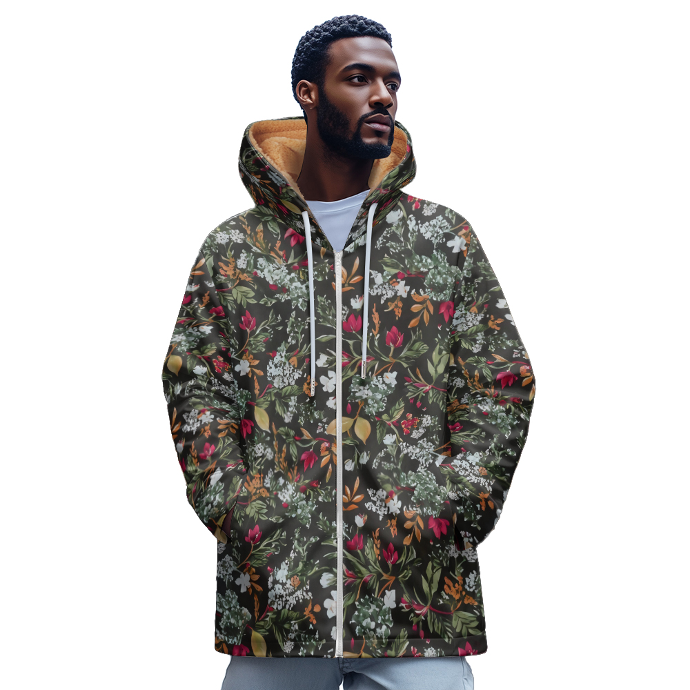Luxury Flower 3D Printed Patte - Women'S Fashion Zip Up Hoodies recensie en prijs