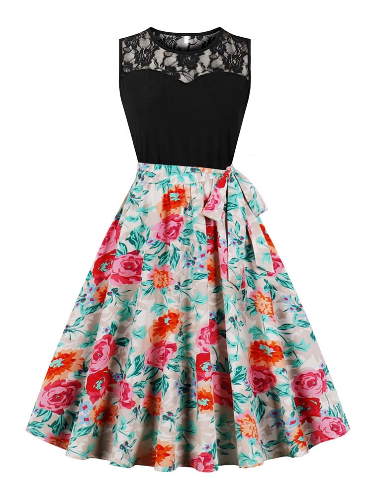 Elegant High Waist Sleeveless  - Women'S Fashion Of The 50S recensie en prijs