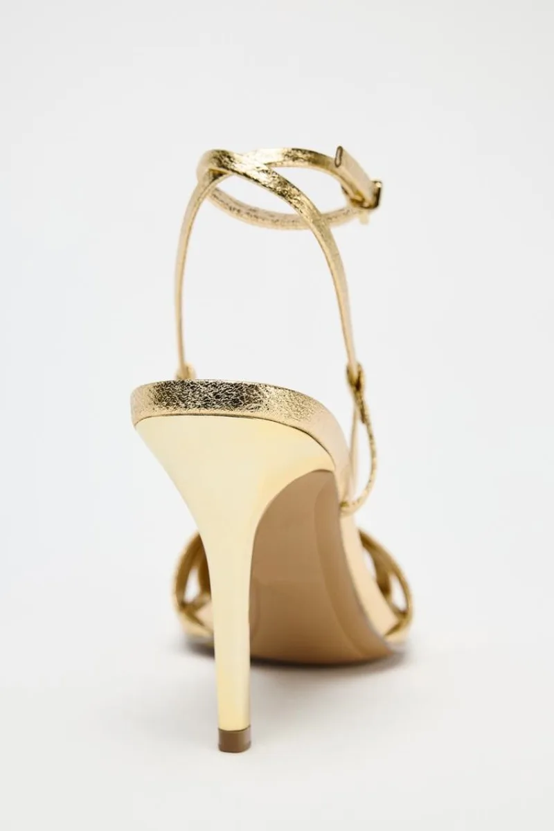 Fashion Gold Thin Heeled Sanda - Women'S Fashion Brands recensie en prijs