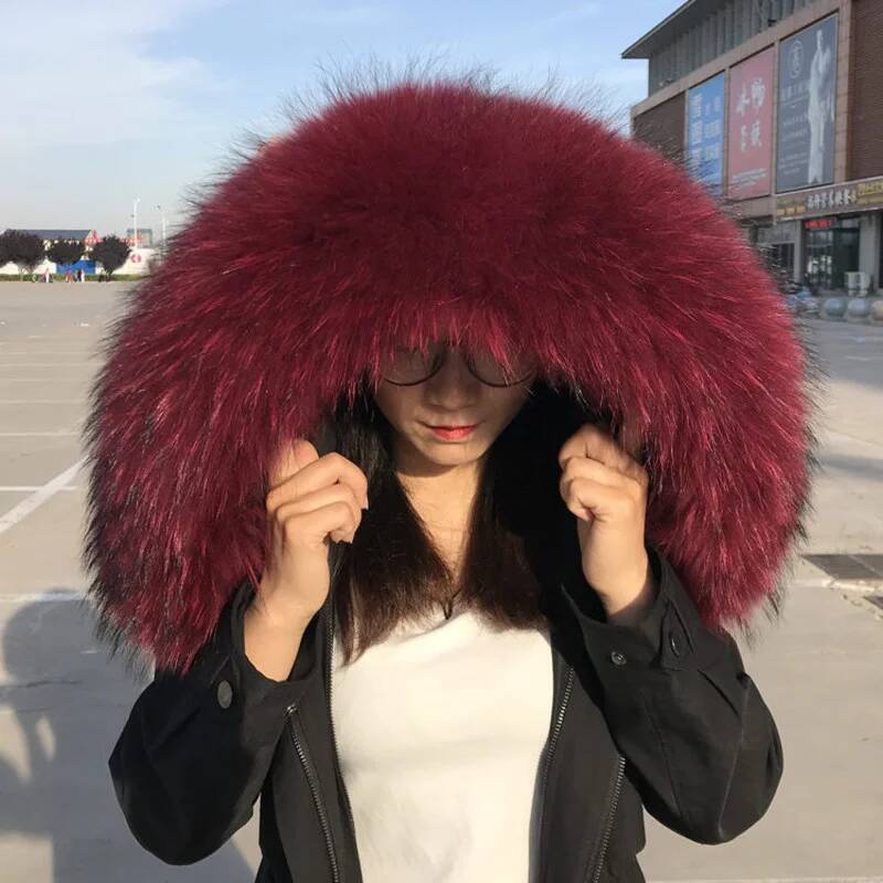 Winter Real Raccoon Fur Collar - Women'S Fashion Parka recensie en prijs