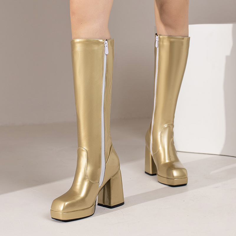 Green Winter Women Platform Kn - Women'S Fashion Riding Boots recensie en prijs