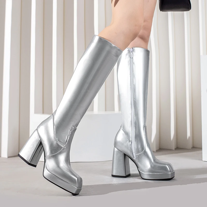Green Winter Women Platform Kn - Women'S Fashion Riding Boots recensie en prijs