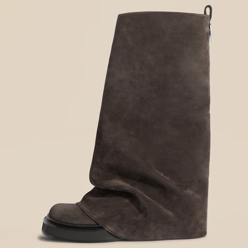 New Thick Bottom Big Barrel Fa - Women'S Fashion Riding Boots recensie en prijs