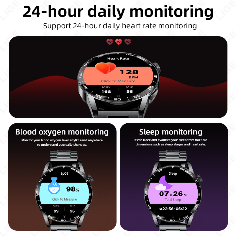 LIGE Men Fashion Smart Watch S - Women Fashion Week 2026 recensie en prijs