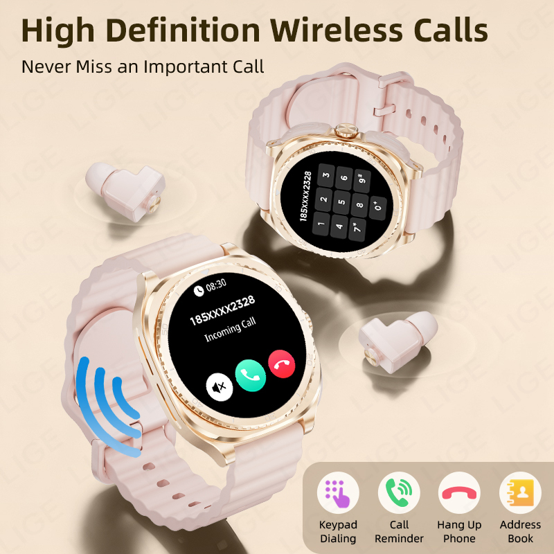 LIGE 2 In 1 TWS Headset Smart  - Women Fashion Week 2026 recensie en prijs