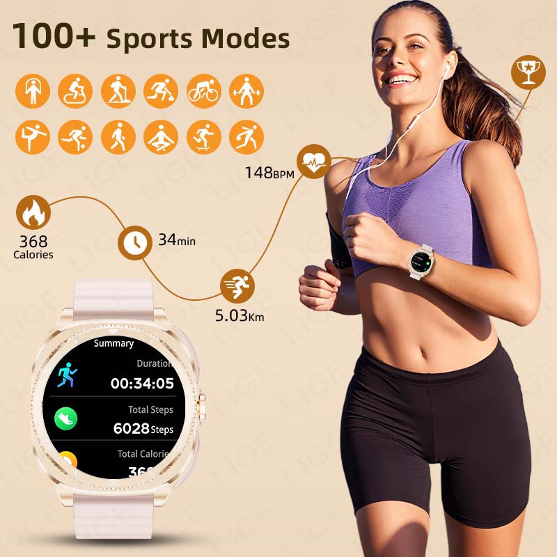 LIGE 2 In 1 TWS Headset Smart  - Women Fashion Week 2026 recensie en prijs