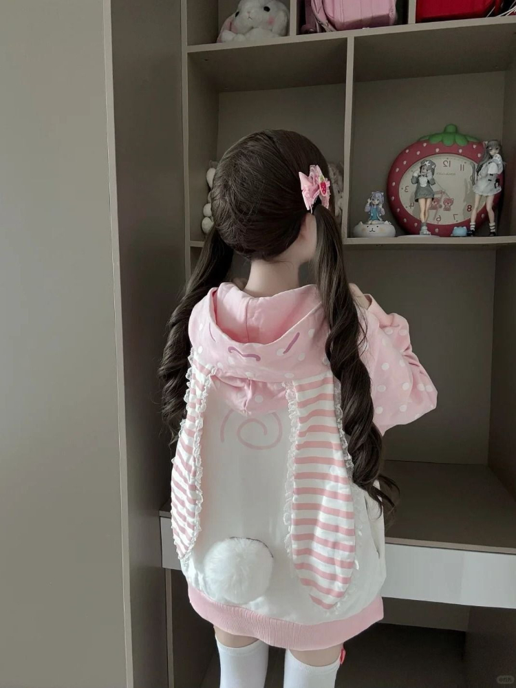 Japanese Sweet Kawaii Hooded C - Women'S Fashion Zip Up Hoodies recensie en prijs