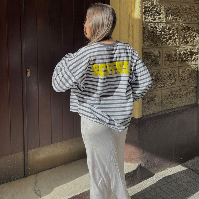 SCFFRS Striped Sweatshirt Tops - Women Top Fashion recensie en prijs