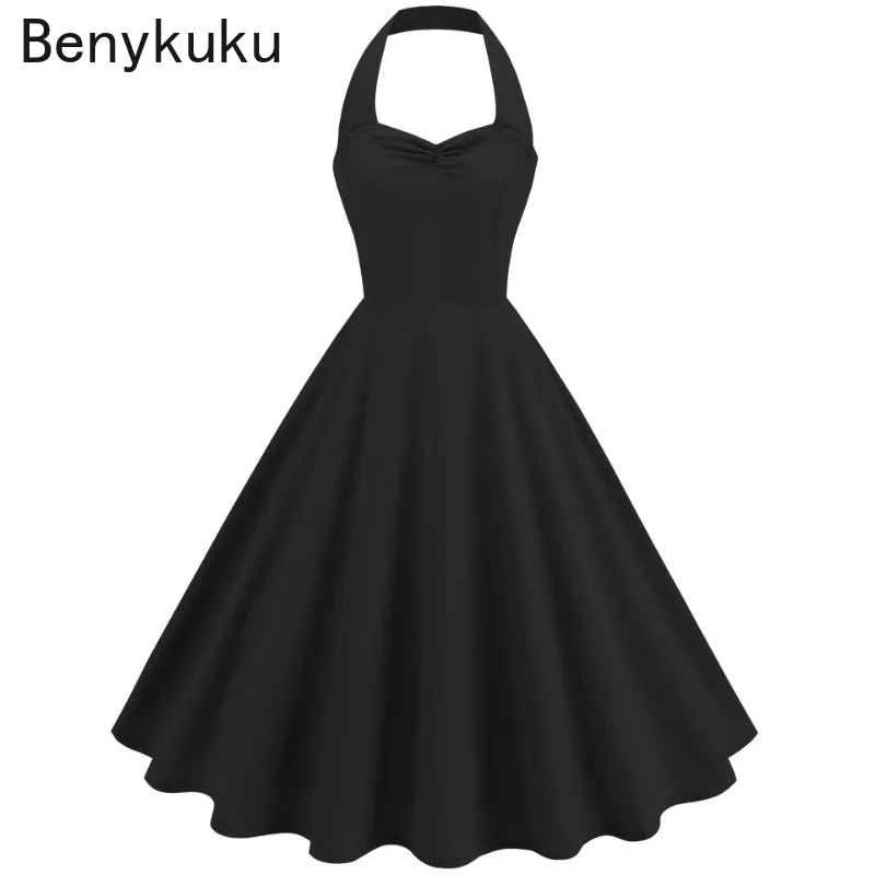 Solid Backless Pin Up 50s 60s  - Women'S Fashion Of The 50S recensie en prijs