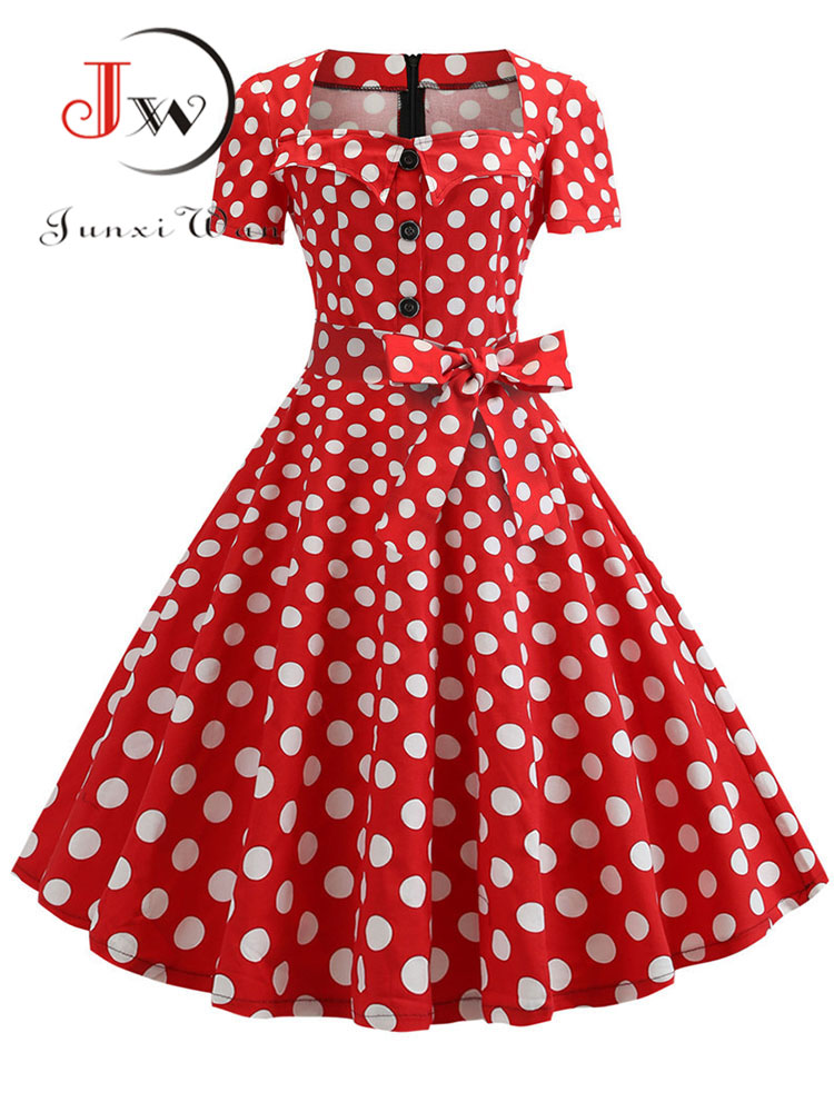Women Vintage Dress Summer 50s - Women'S Fashion Of The 50S recensie en prijs