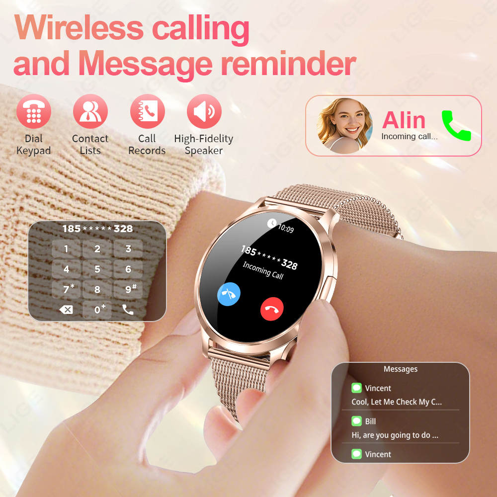 LIGE Ultra Thin Smartwatch 202 - Women'S Day Fashion Show recensie en prijs