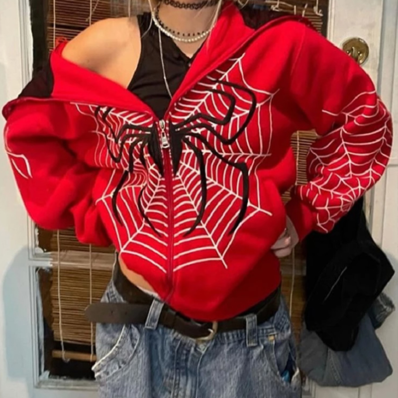 Y2k Rhinestone Skeleton Hoodie - Women'S Fashion Zip Up Hoodies recensie en prijs