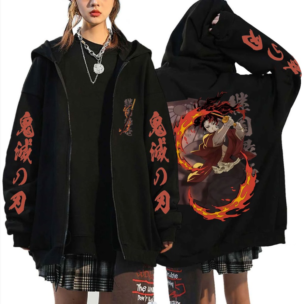 New Demon Slayer Tsugikuni Yor - Women'S Fashion Zip Up Hoodies recensie en prijs