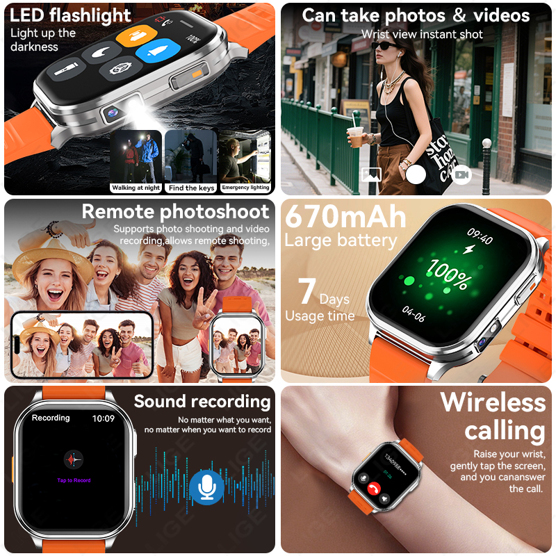 LIGE 2026 Camera Smart Watch M - Women Fashion Week 2026 recensie en prijs