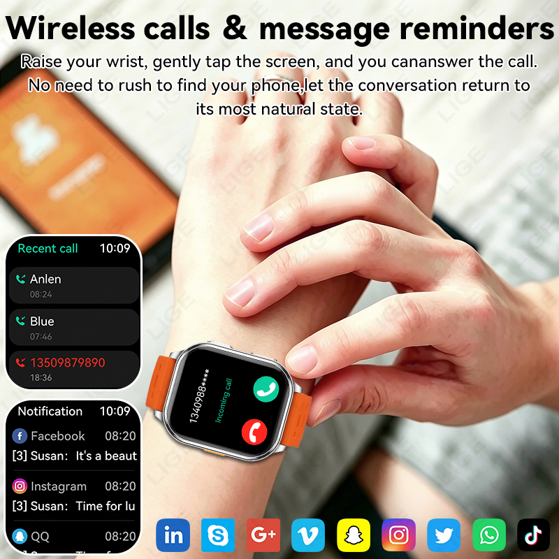 LIGE 2026 Camera Smart Watch M - Women Fashion Week 2026 recensie en prijs