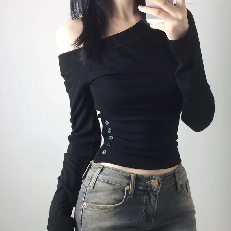 Y2K Vintage Pleated Button T-S - Women Top Fashion recensie en prijs