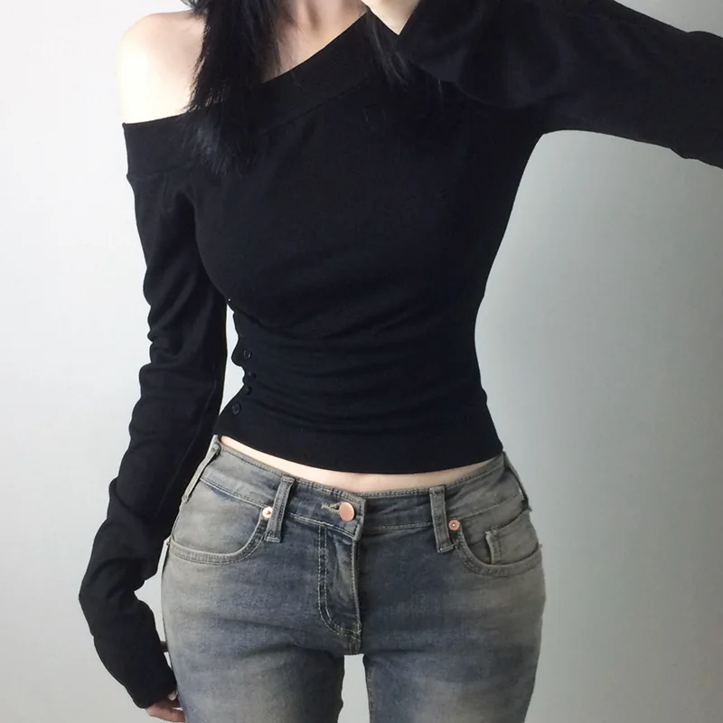 Y2K Vintage Pleated Button T-S - Women Top Fashion recensie en prijs