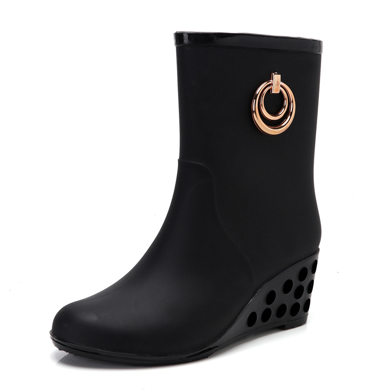 Fashion Wedge Heel Rain  Boots - Women'S Fashion Gumboots recensie en prijs