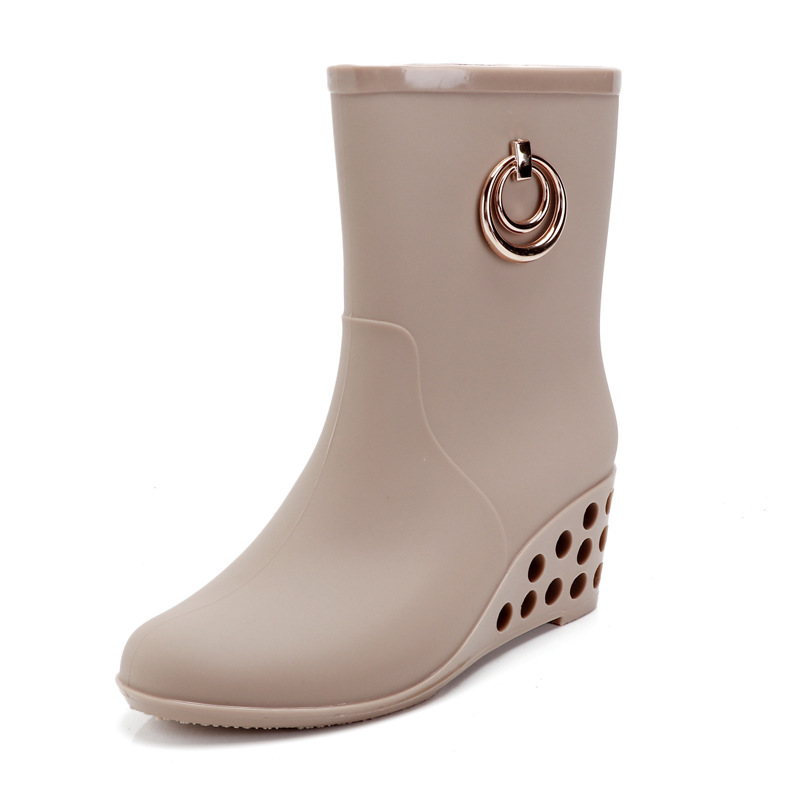 Fashion Wedge Heel Rain  Boots - Women'S Fashion Gumboots recensie en prijs