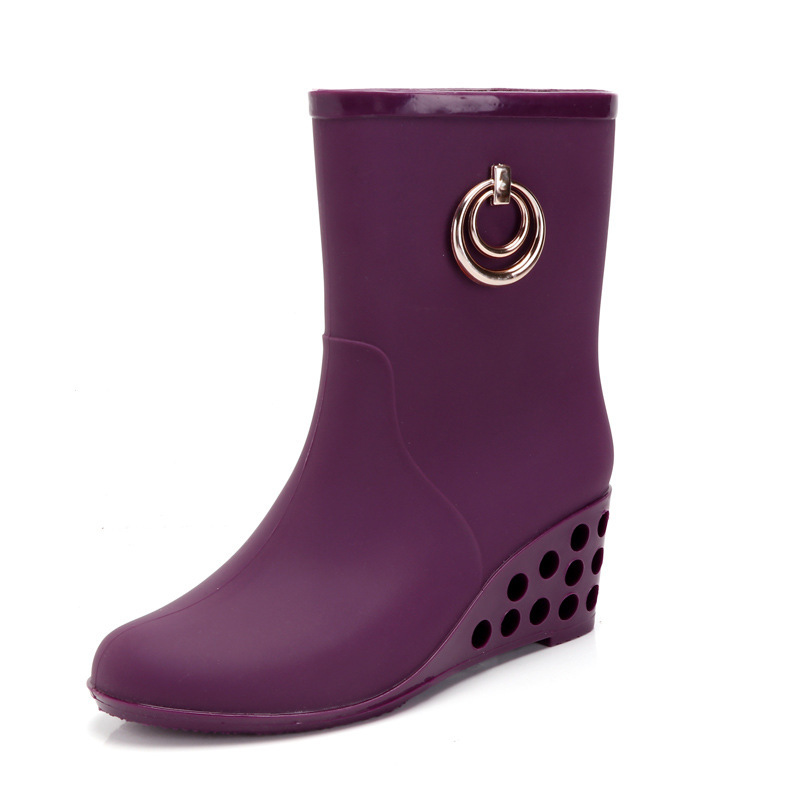 Fashion Wedge Heel Rain  Boots - Women'S Fashion Gumboots recensie en prijs