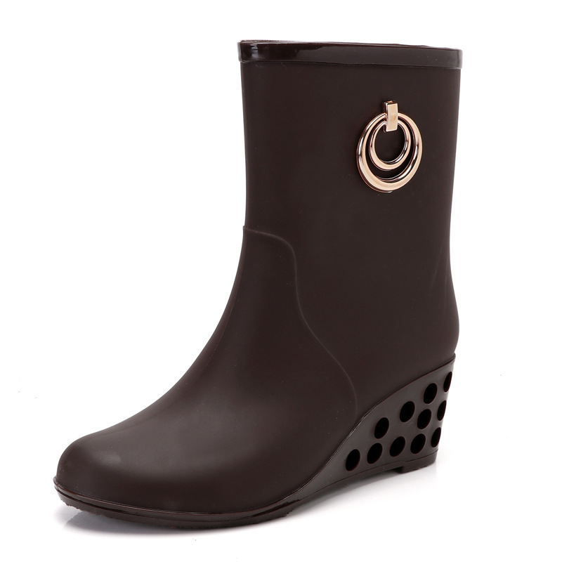 Fashion Wedge Heel Rain  Boots - Women'S Fashion Gumboots recensie en prijs