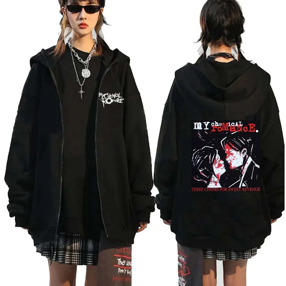 Rock Band My Chemical Romance  - Women'S Fashion Zip Up Hoodies recensie en prijs