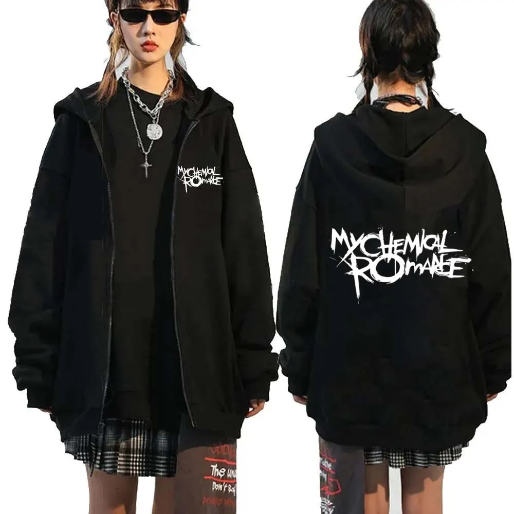 Rock Band My Chemical Romance  - Women'S Fashion Zip Up Hoodies recensie en prijs