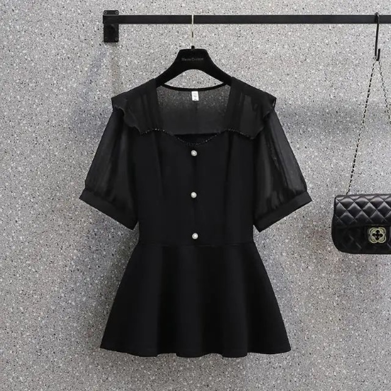Women's Spring Autumn New Kore - Wrap Blouse Chiffon recensie en prijs