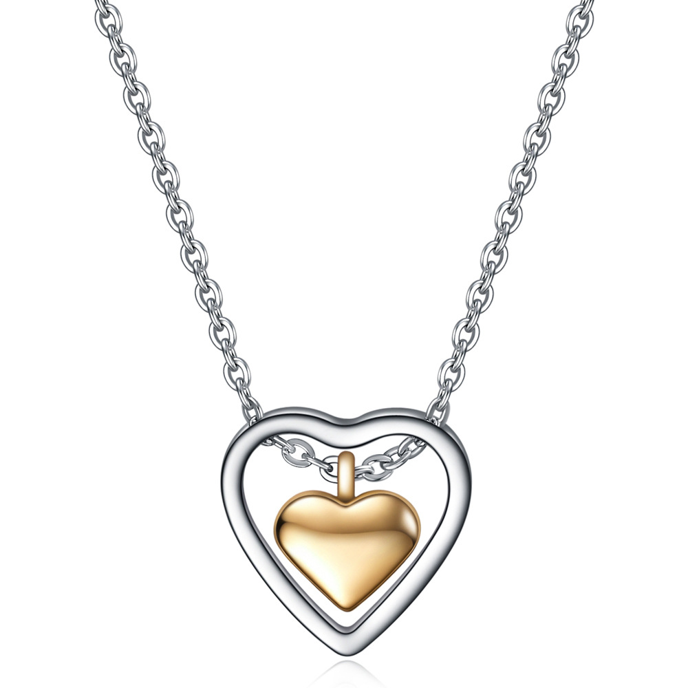 Double Love Heart Stainless St - Women'S Day Fashion Show recensie en prijs
