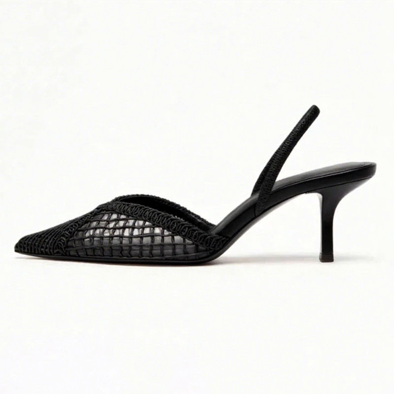 Mesh Woven Heeled Sandals Wome - Women'S Fashion Brands recensie en prijs