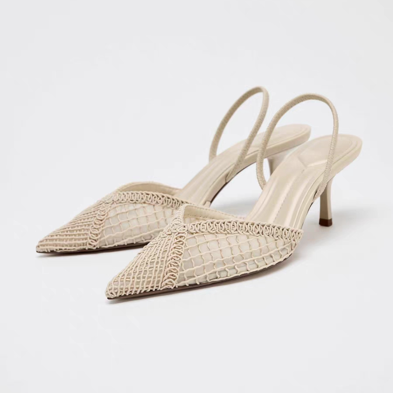 Mesh Woven Heeled Sandals Wome - Women'S Fashion Brands recensie en prijs