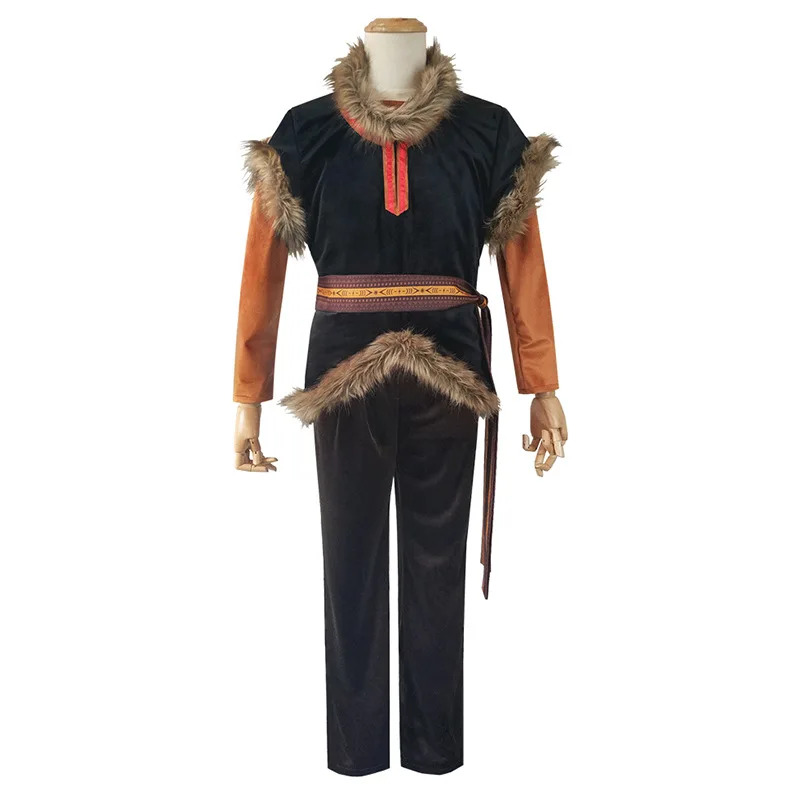 Frozen Cosplay Costumes Kristo - Belted Shirt Dress recensie en prijs