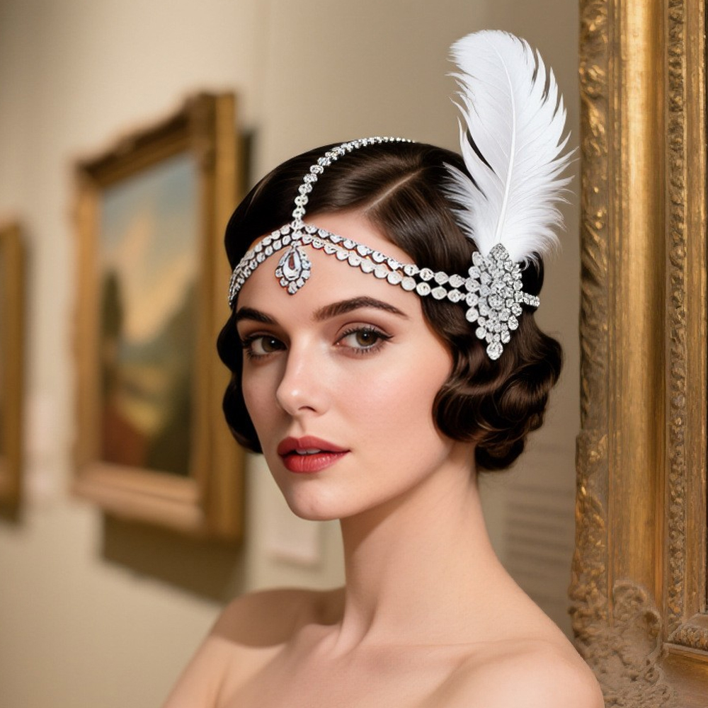 Vintage 1920s White Feather He - Women'S Fashion In The 1920S recensie en prijs