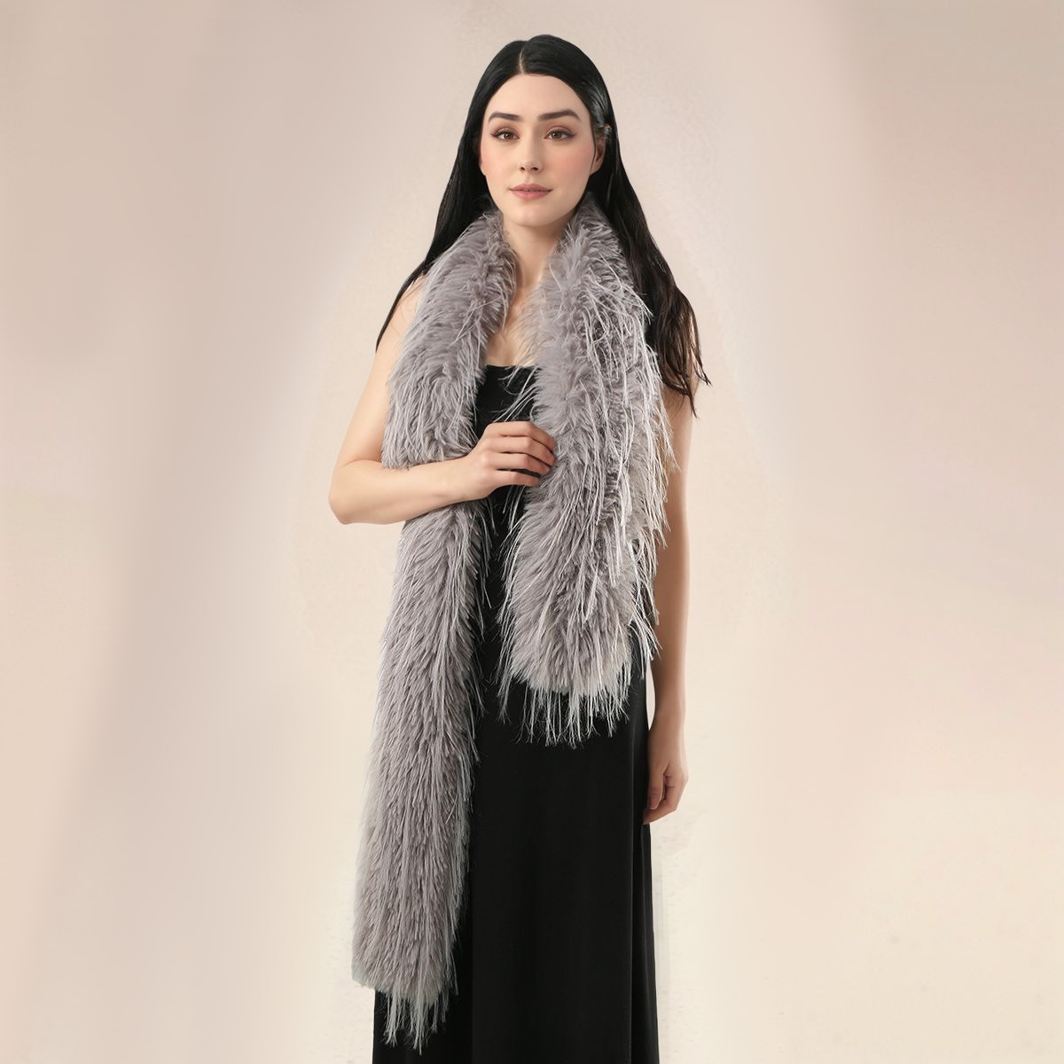 Women Faux Rabbit Fur Long Sca - Women'S Fashion Parka recensie en prijs