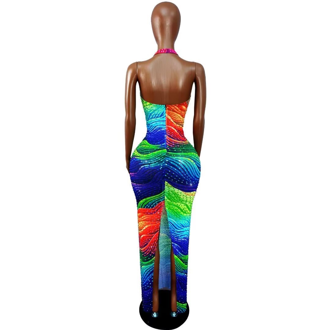 Irregular Line Pattern Designe - Women Fashion Designer Dresses Photos recensie en prijs